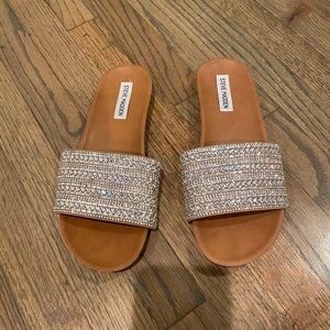 ✨Steve Madden | Dazzle Embellished Slide Sandal✨